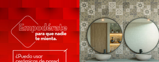 ¿puedo usar cerámicas de pared en el piso?